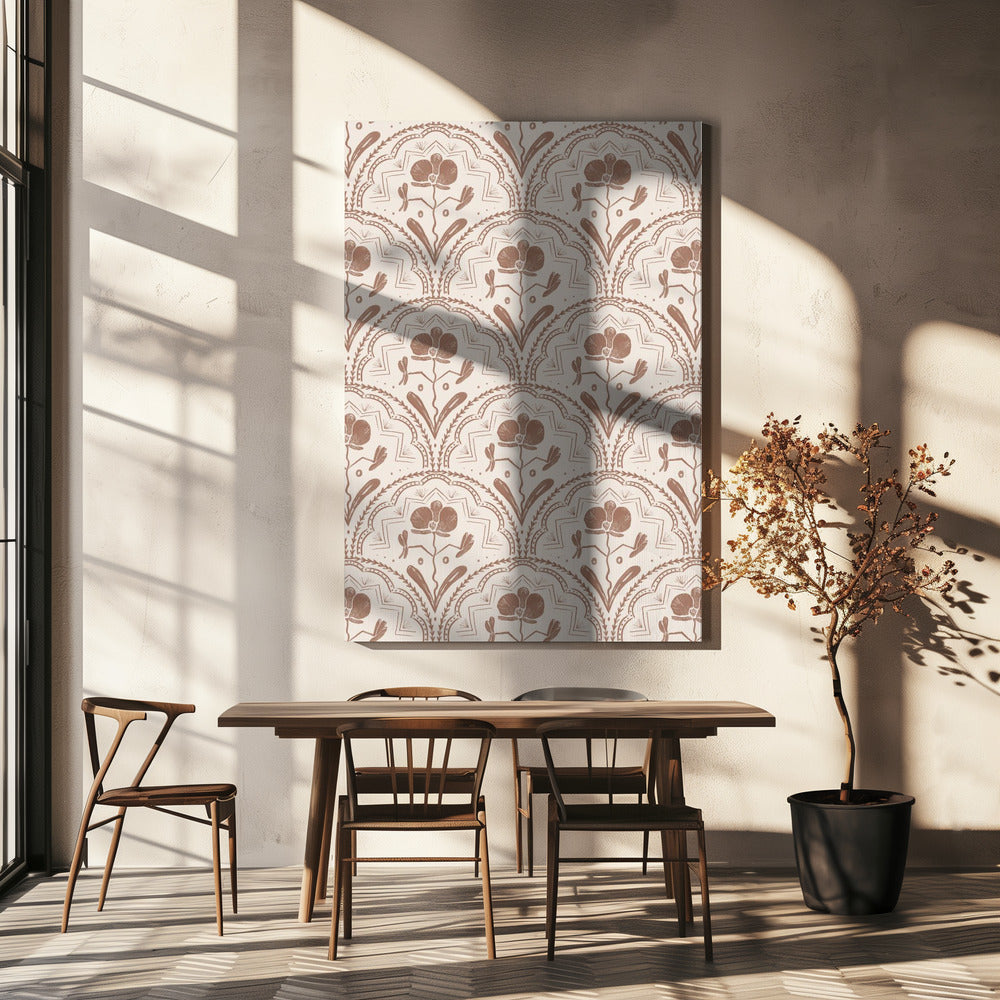 Boho Orchidee Tegelpatroon | Canvas