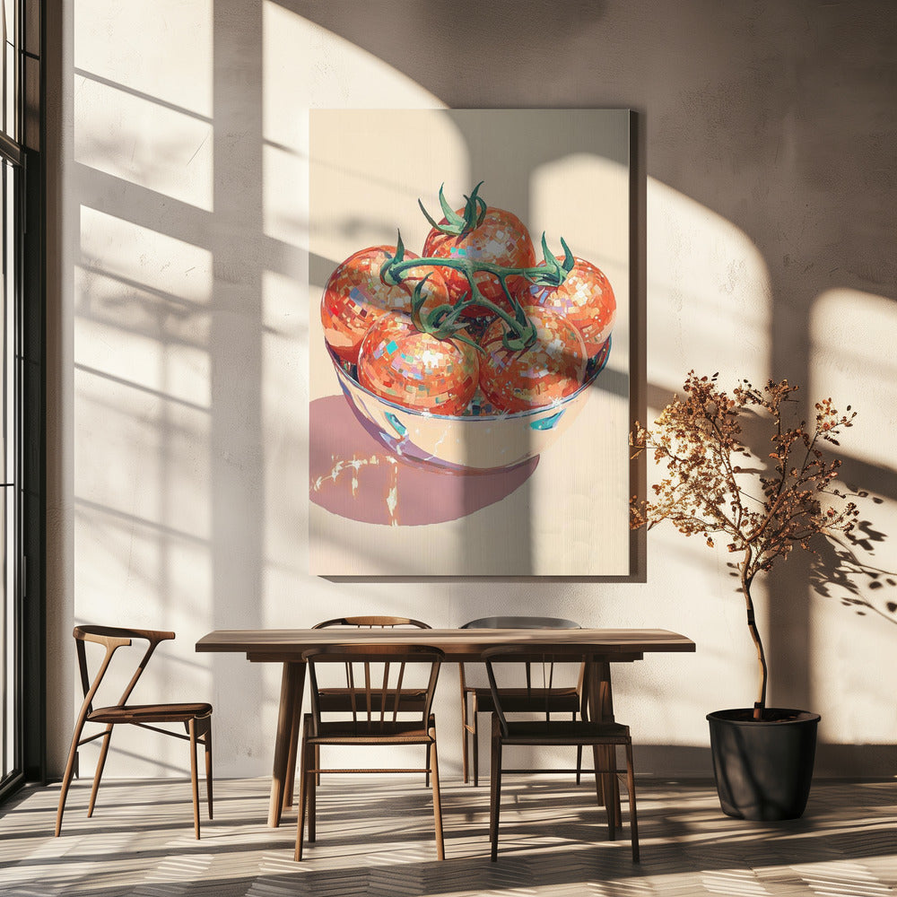 Discobaltomaten in een kom | Canvas