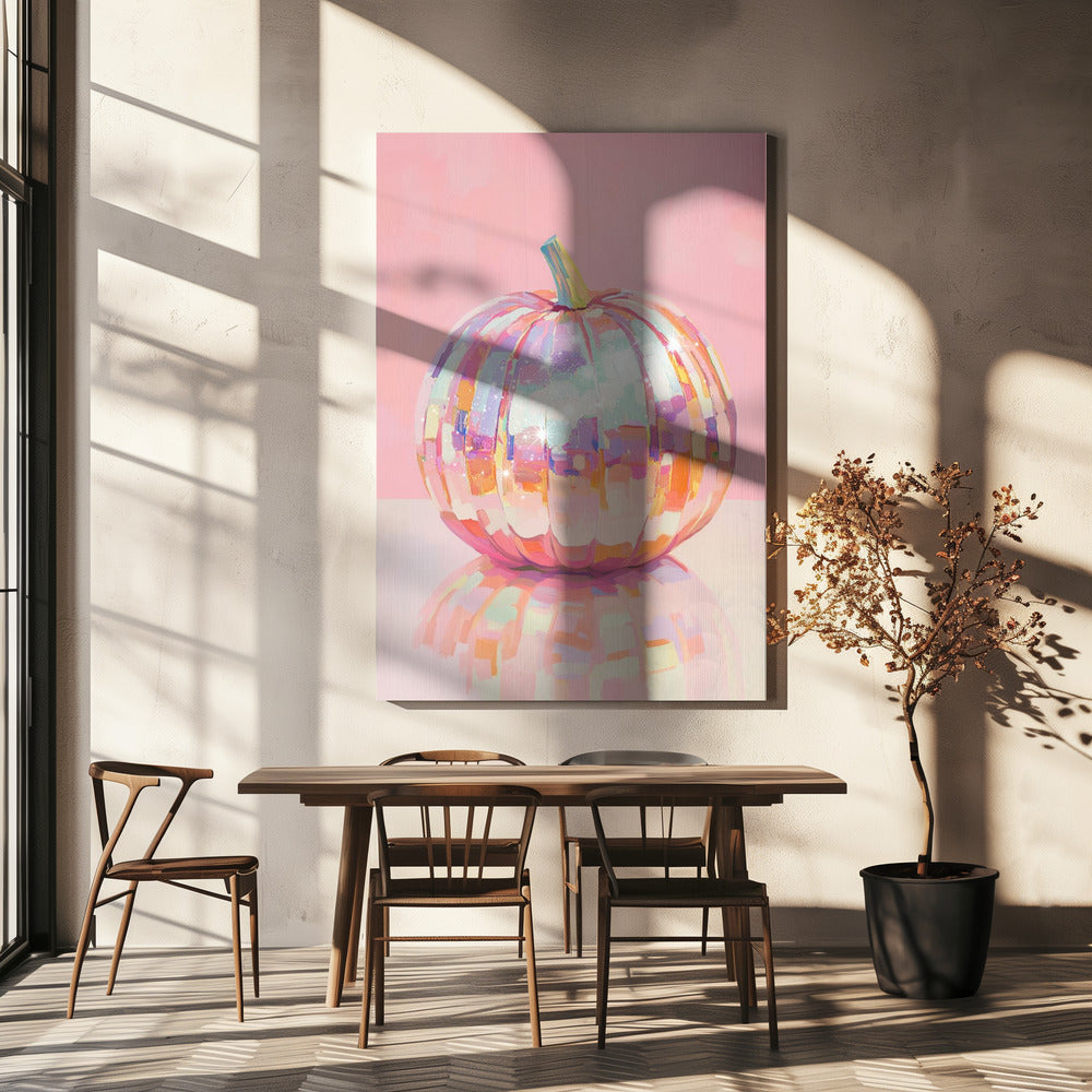 Iriserende pompoen | Canvas