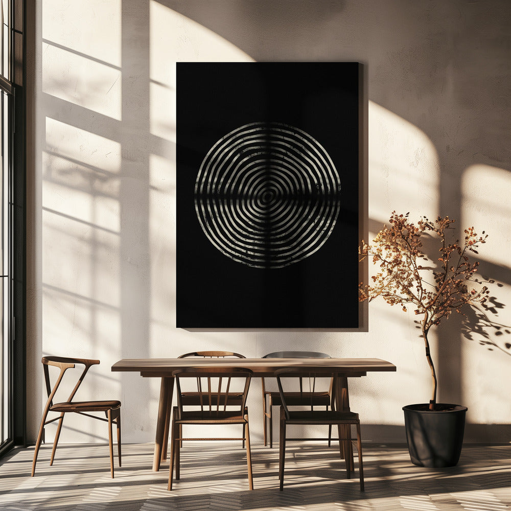 De Nightshift Abstractie | Canvas