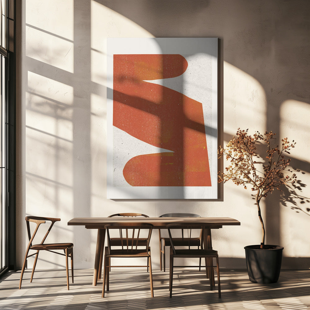 Orange Silhouette | Canvas