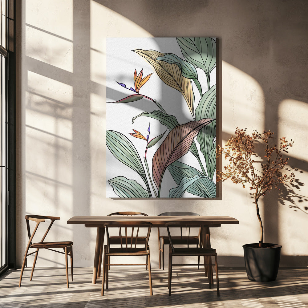 Vogels van het Paradijs | Canvas