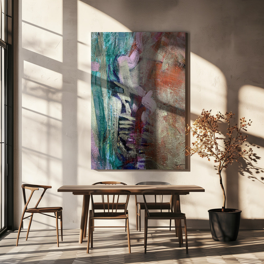 Mystieke penseelstreken | Canvas