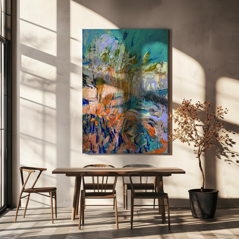 Dreamscape Penseelstreken | Canvas