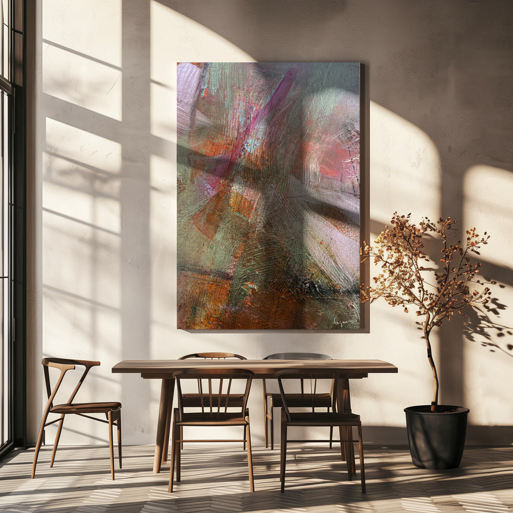 Wervelende penseelstreek | Canvas