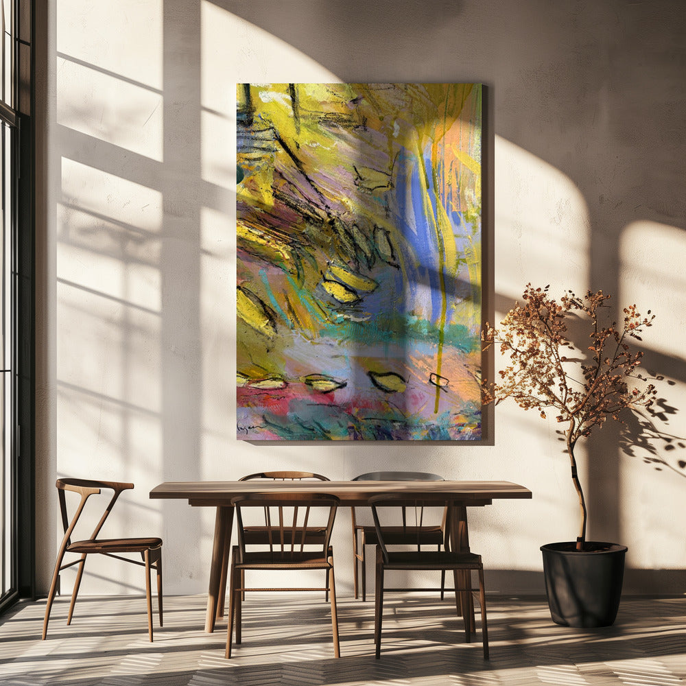 Levendige wervelwind | Canvas