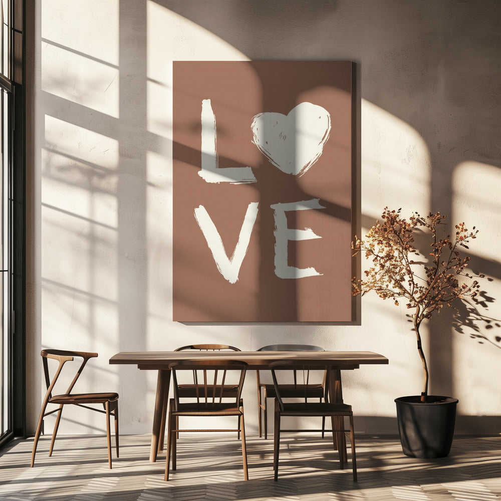 Toothy Love Mocha Mousse 1 | Canvas