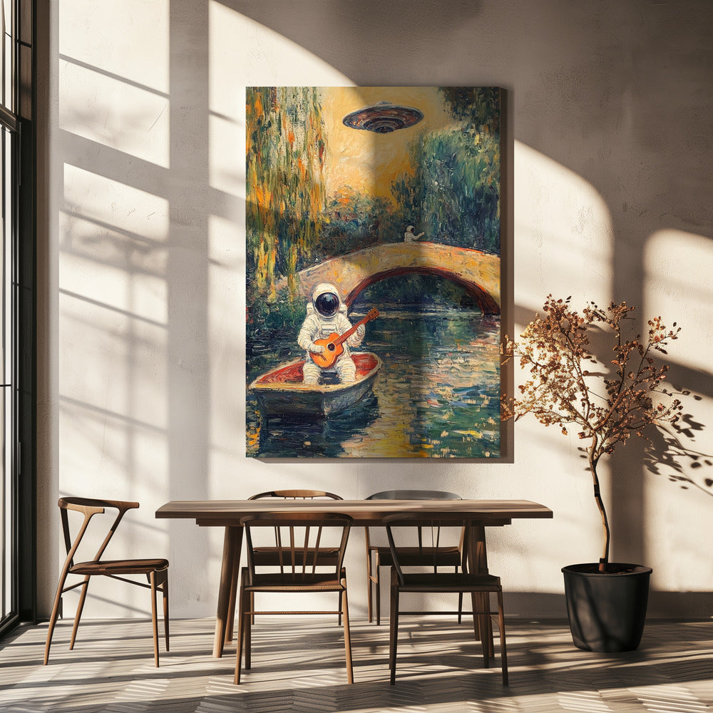 Ballade naar de rivier | Canvas