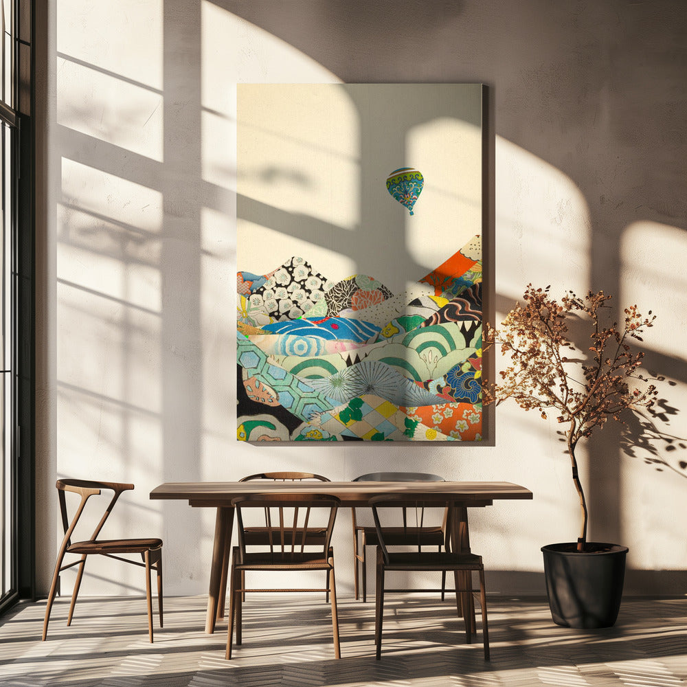 Landschapspatroon #1 | Canvas