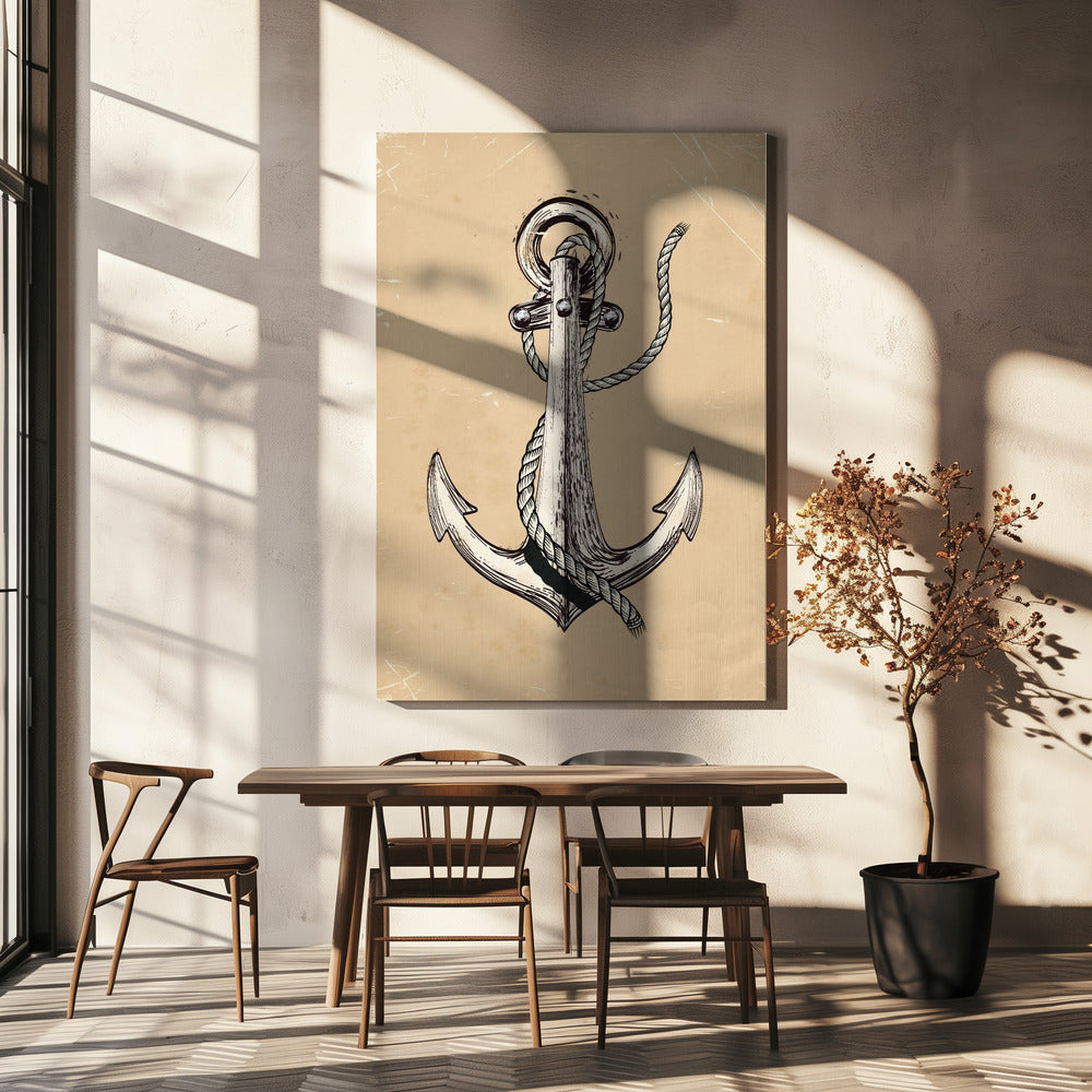 Nautisch ankerverhaal | Canvas