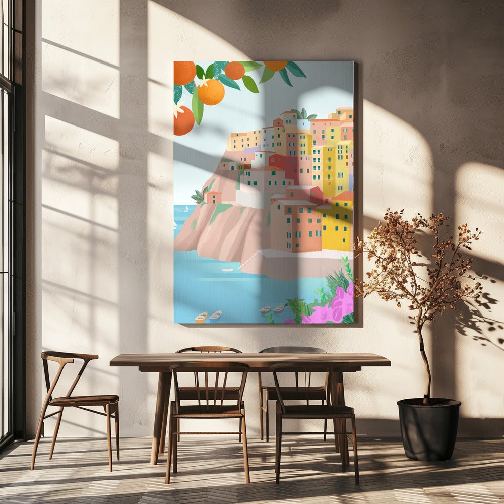 Cinque Terre, Italië | Canvas
