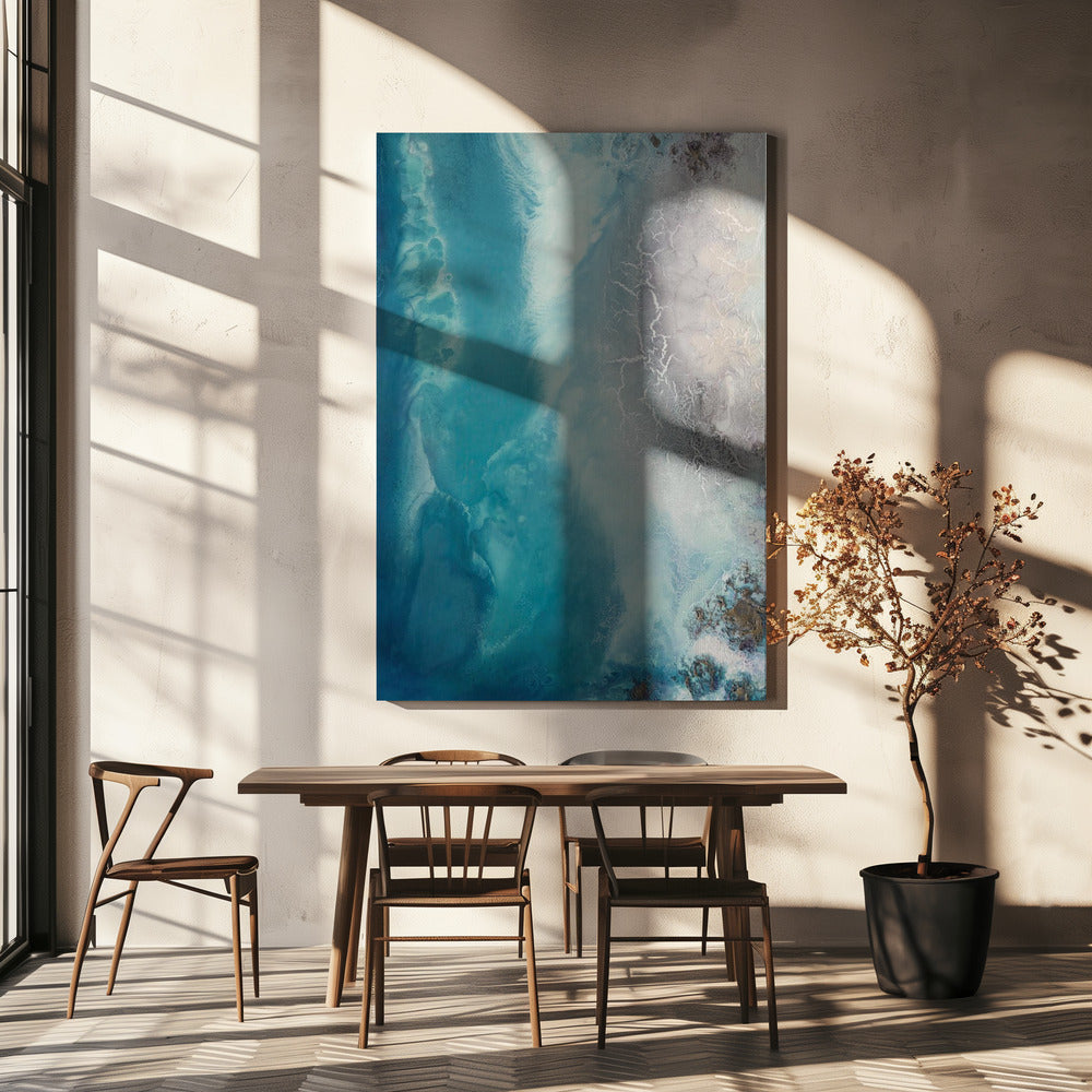 Kalmerende zee - Oceaandrift 1 | Canvas