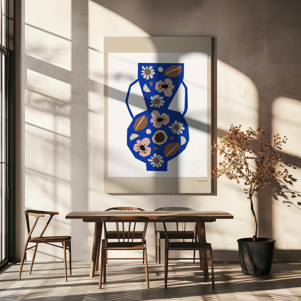 Bloemenvaas Harmonie | Canvas