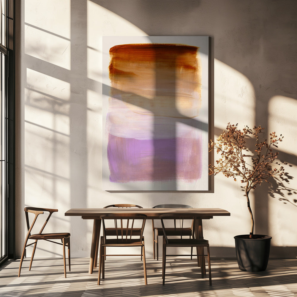 Abstracte penseelstreken 185 | Canvas