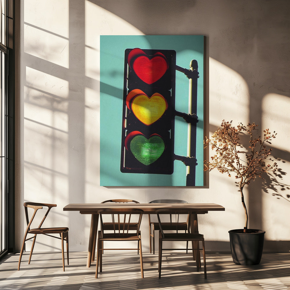 Stoplicht Verliefd | Canvas