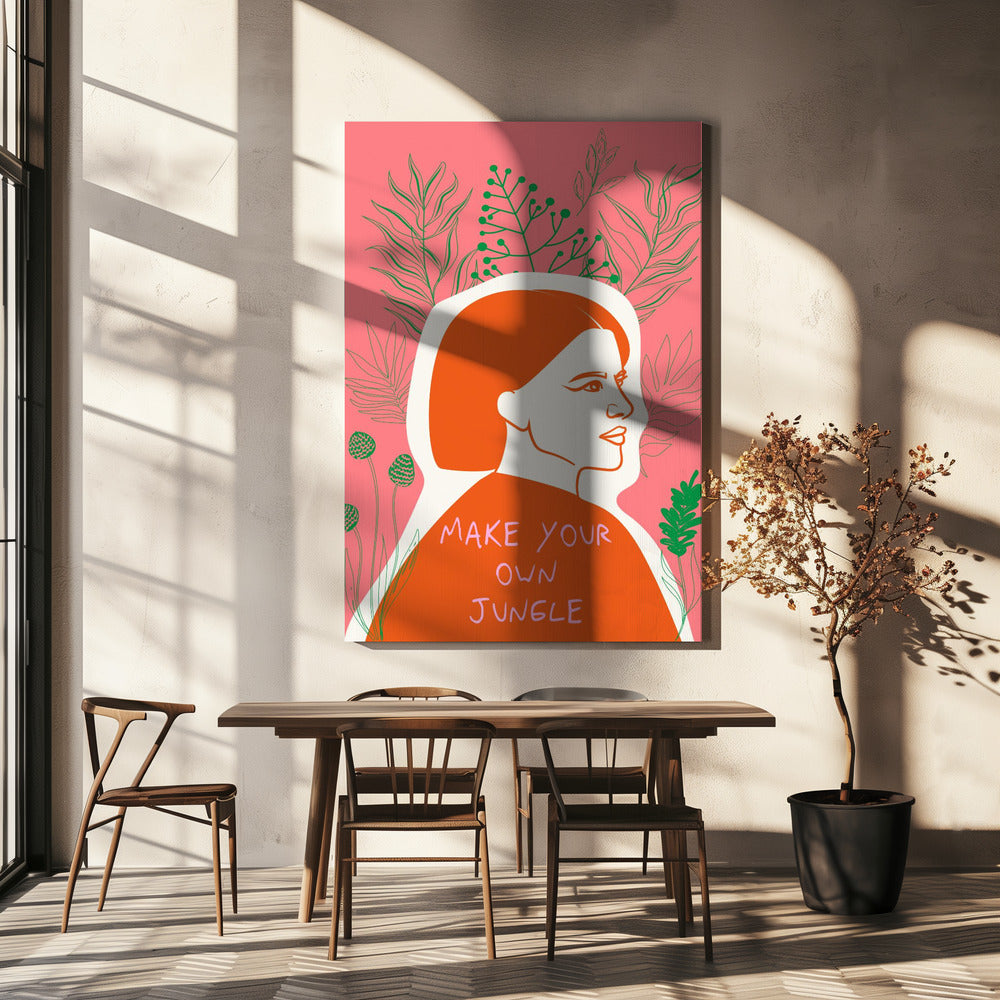 Creëer je eigen jungle | Canvas