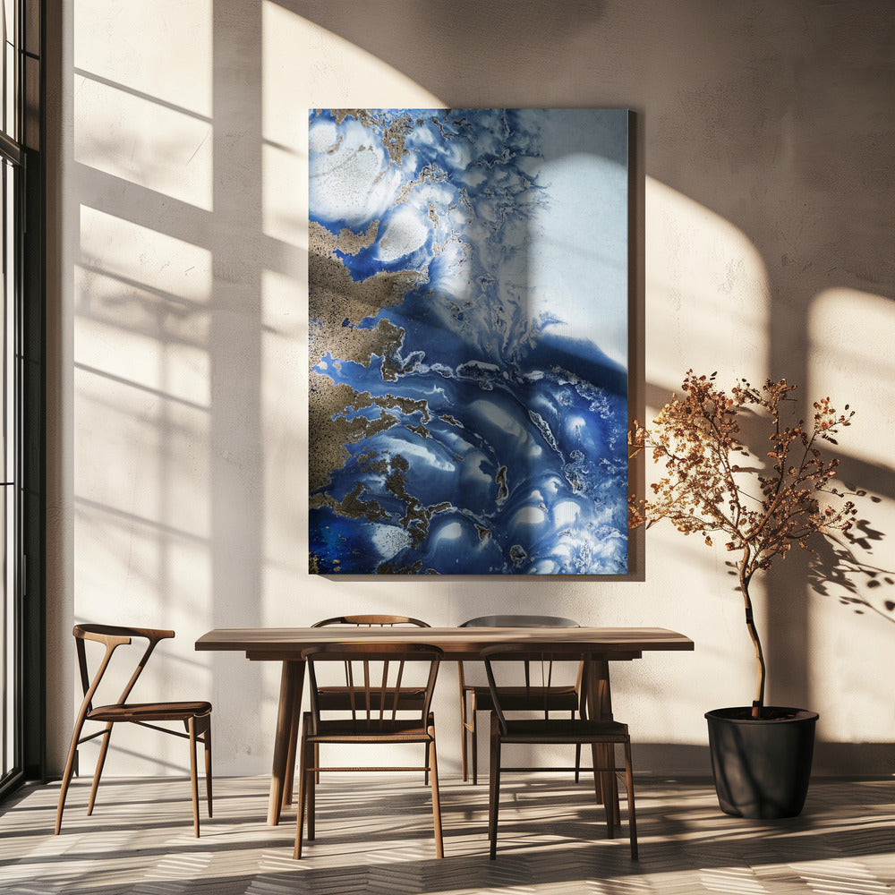 Peaceful - Ocean Wave Waltz - Oceanische texturen | Canvas