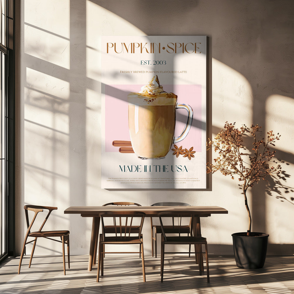 Herfst Latte Delight | Canvas