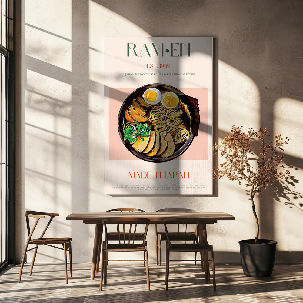 Genieten van Japanse Ramen Bowl | Canvas
