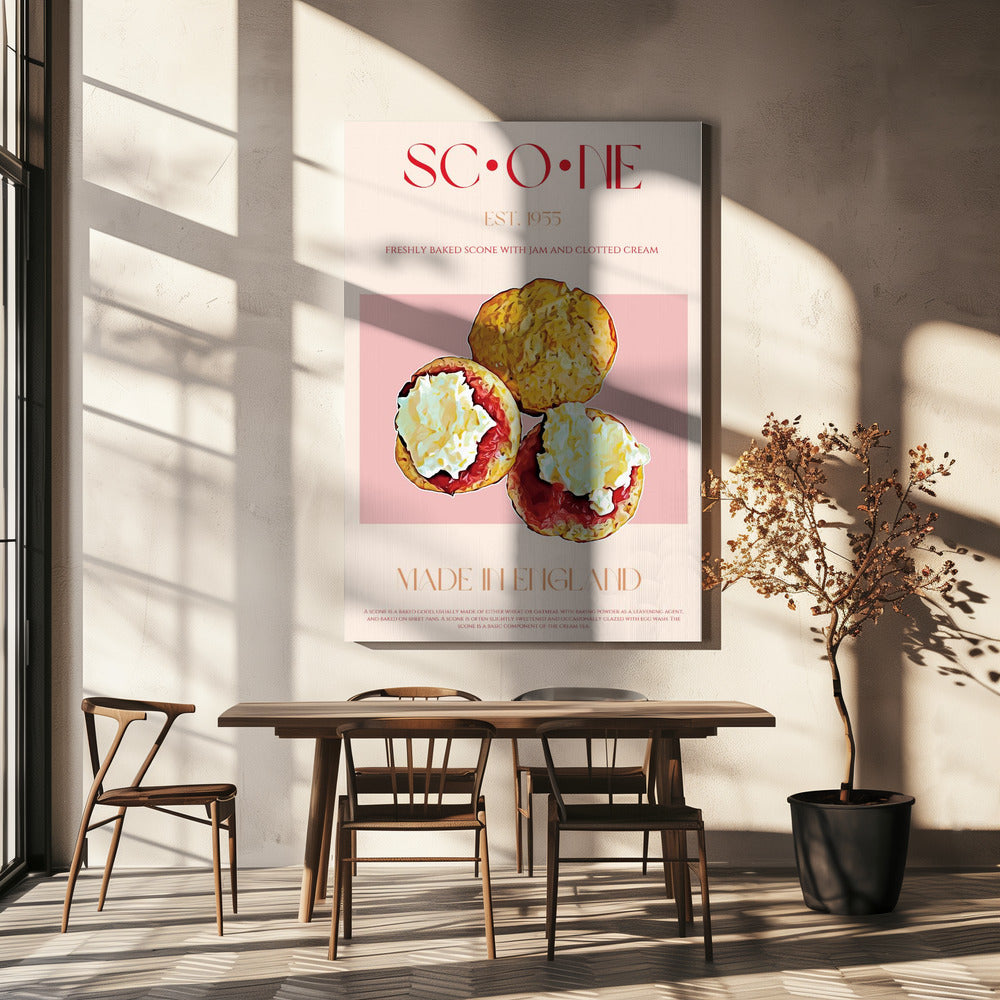 Engelse Scone Delight | Canvas