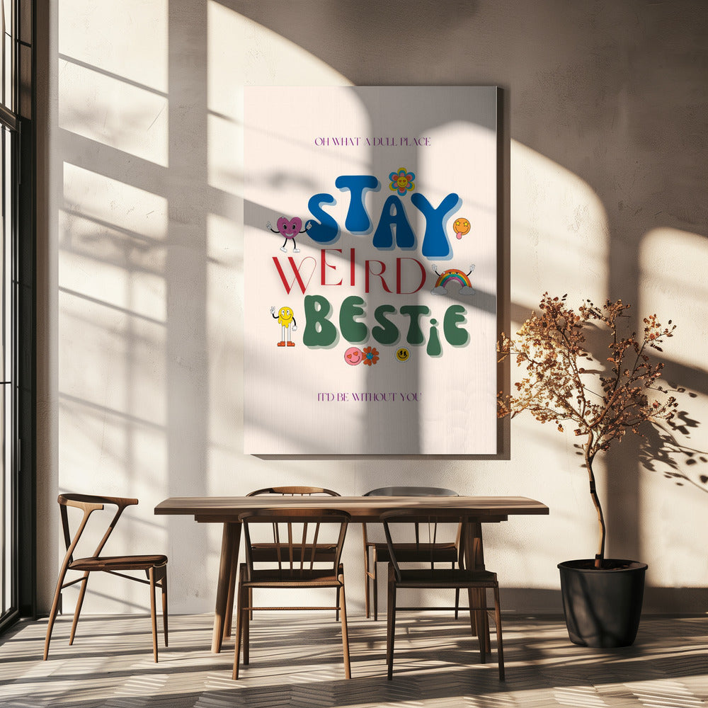 Levendige vriendschapsvibes | Canvas