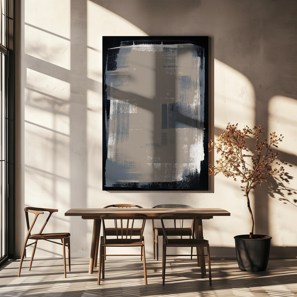 Abstracte penseelstreken 180X | Canvas