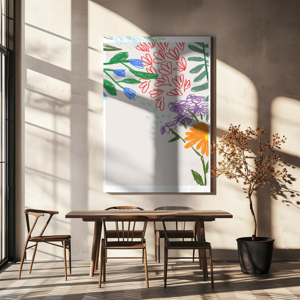 Bloeiende grilligheid | Canvas