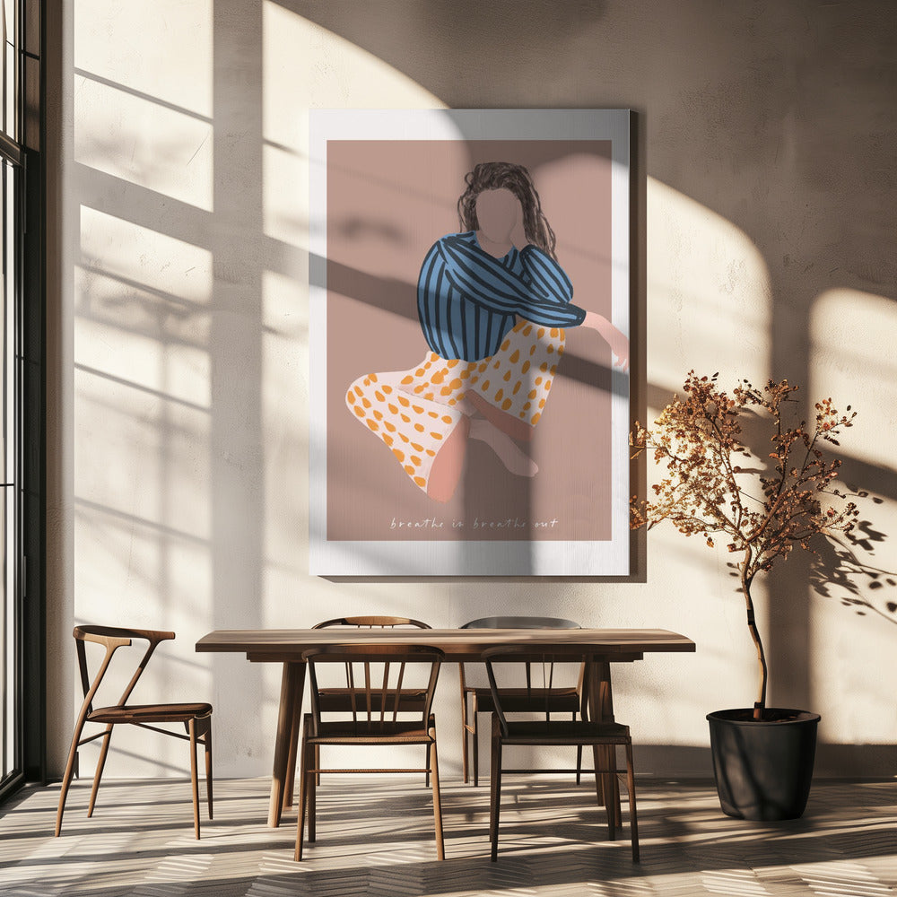 Serene contemplatie | Canvas