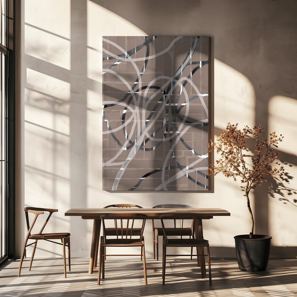 Snug Sand & Shadow 1 | Canvas