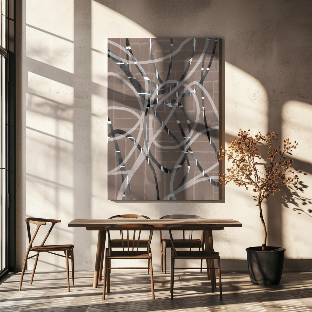 Snug Sand & Shadow 3 | Canvas