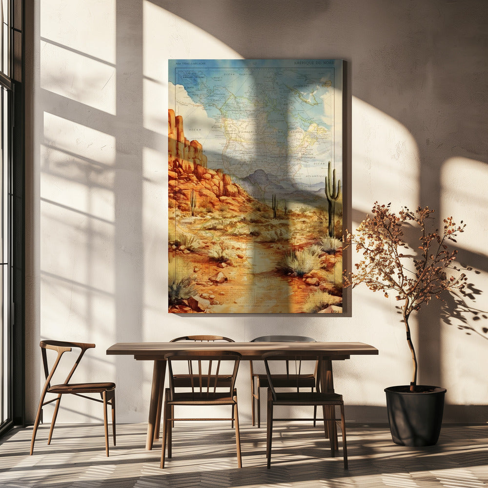 Woestijn van Arizona | Canvas