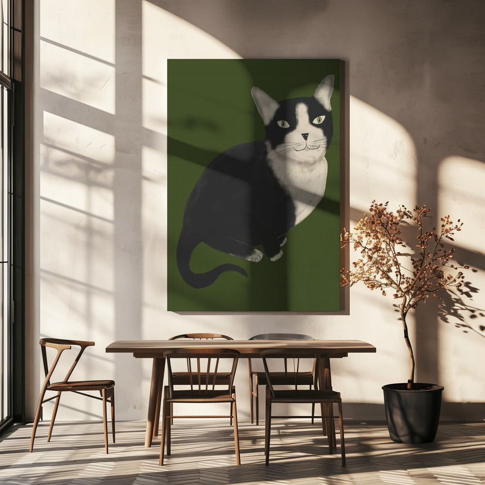 Meneer Tuxedo Cat | Canvas