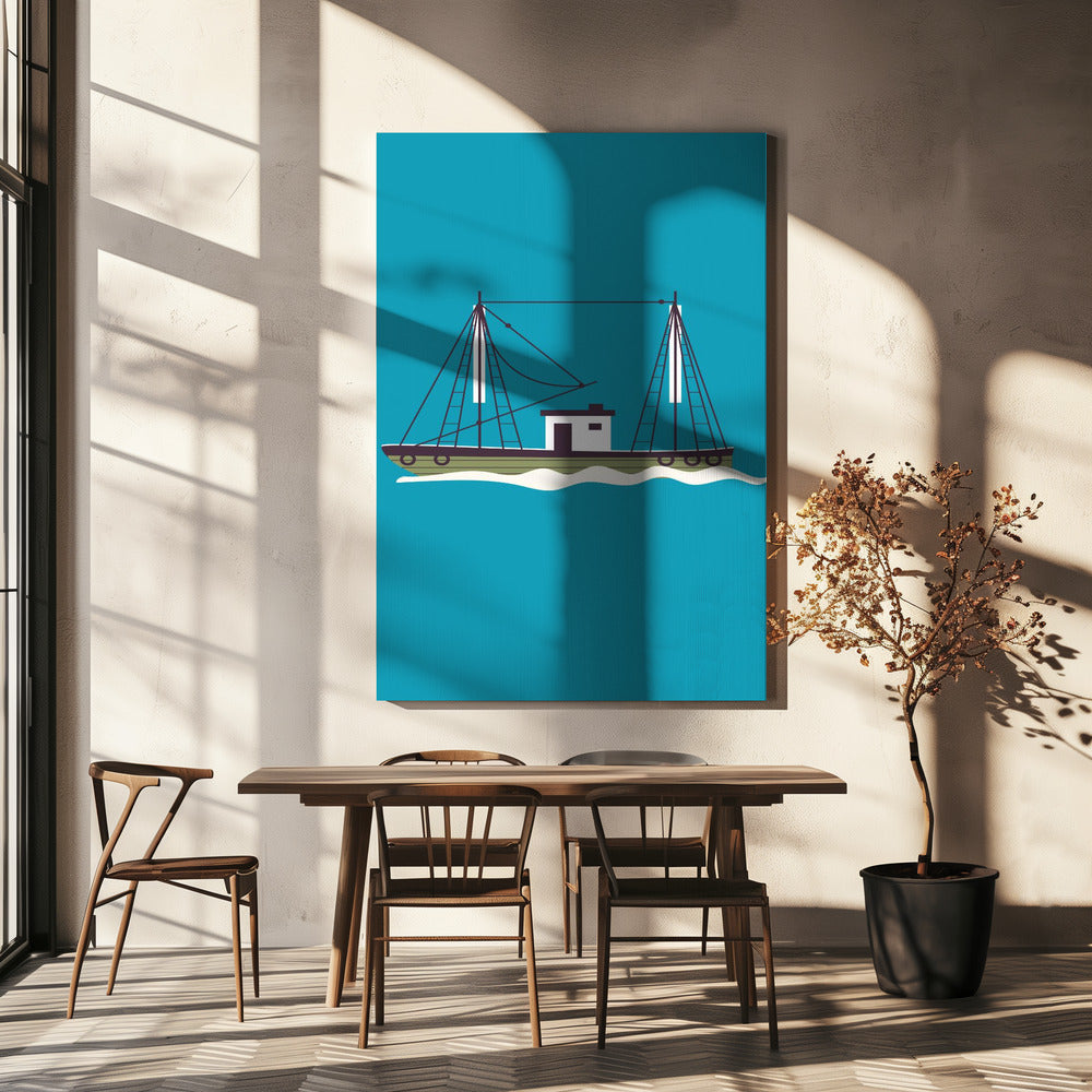 Vissersboot | Canvas
