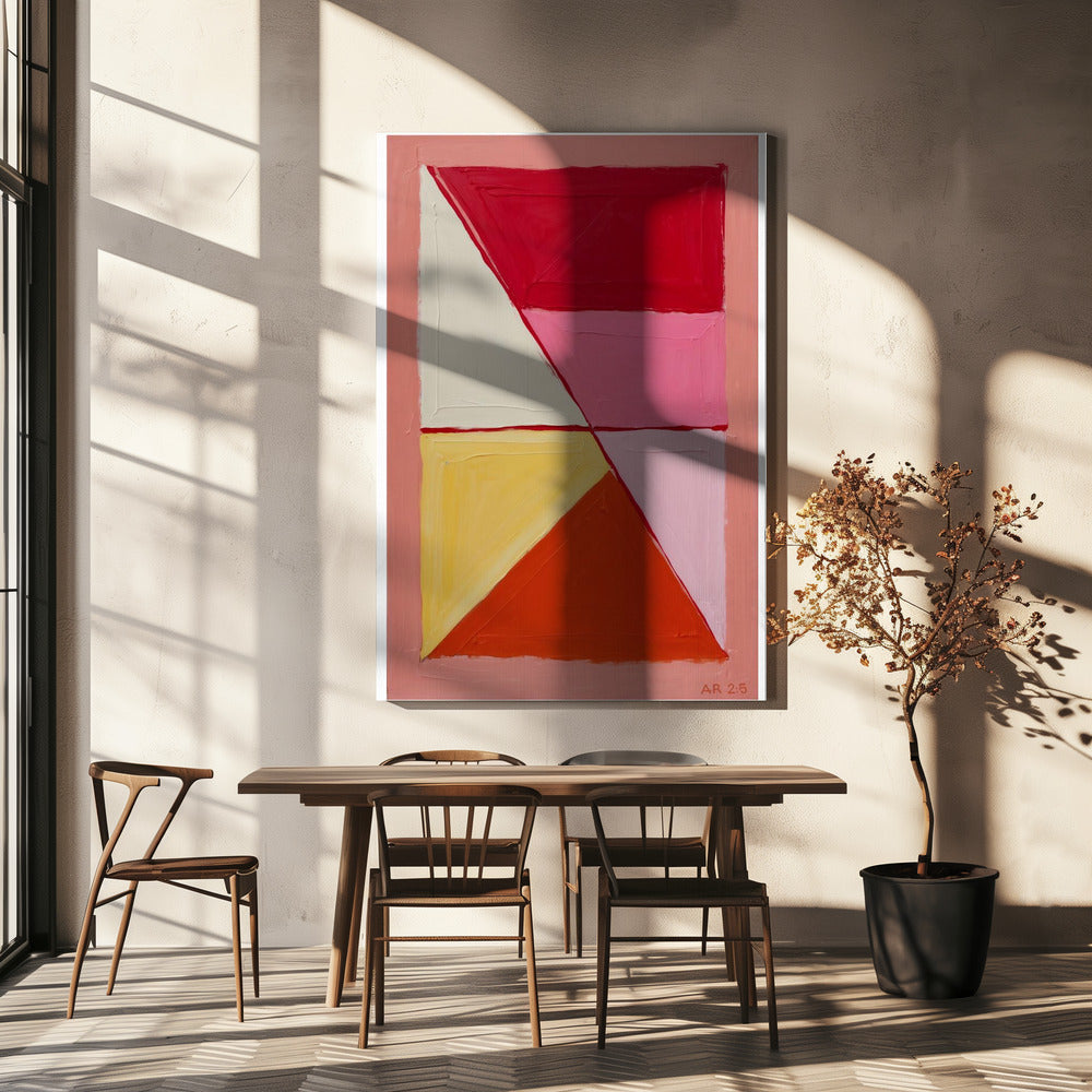 Geometrische warmte | Canvas