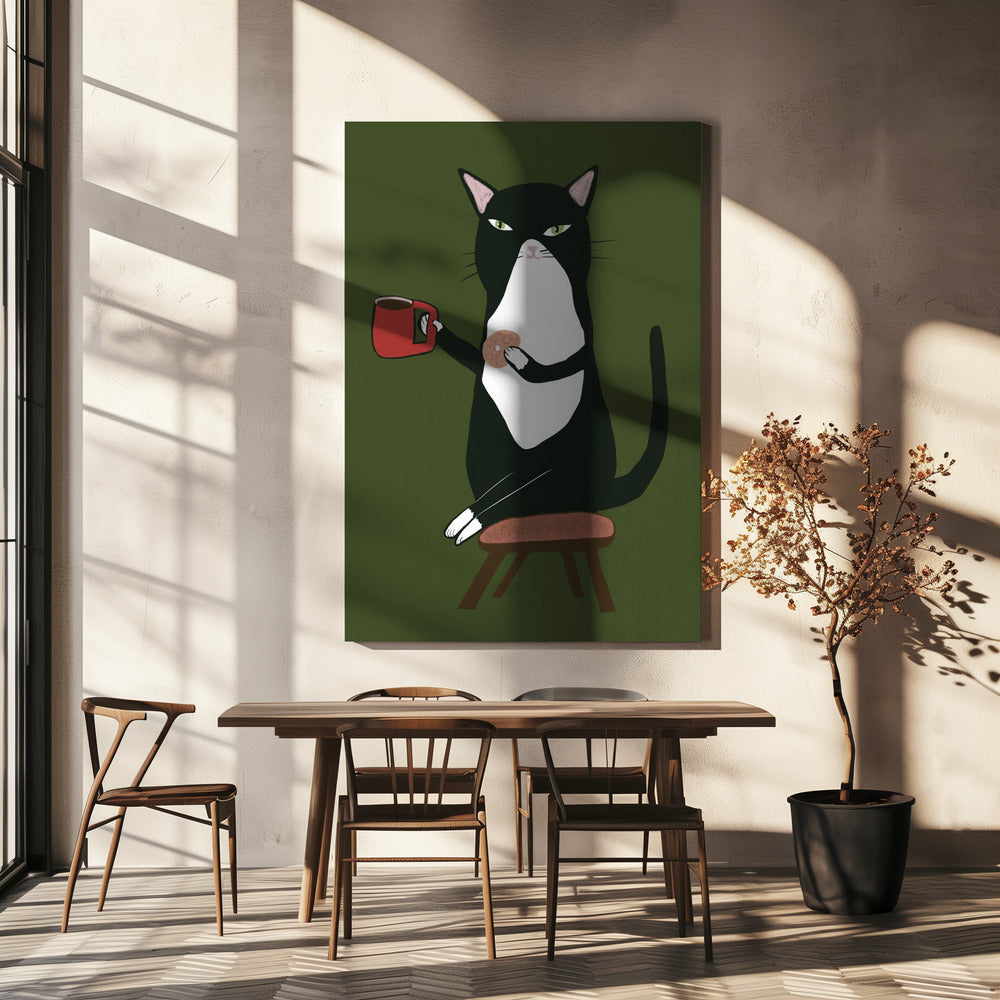 Koffiekat | Canvas