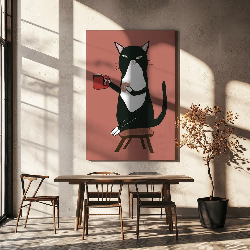Koffiekat | Canvas