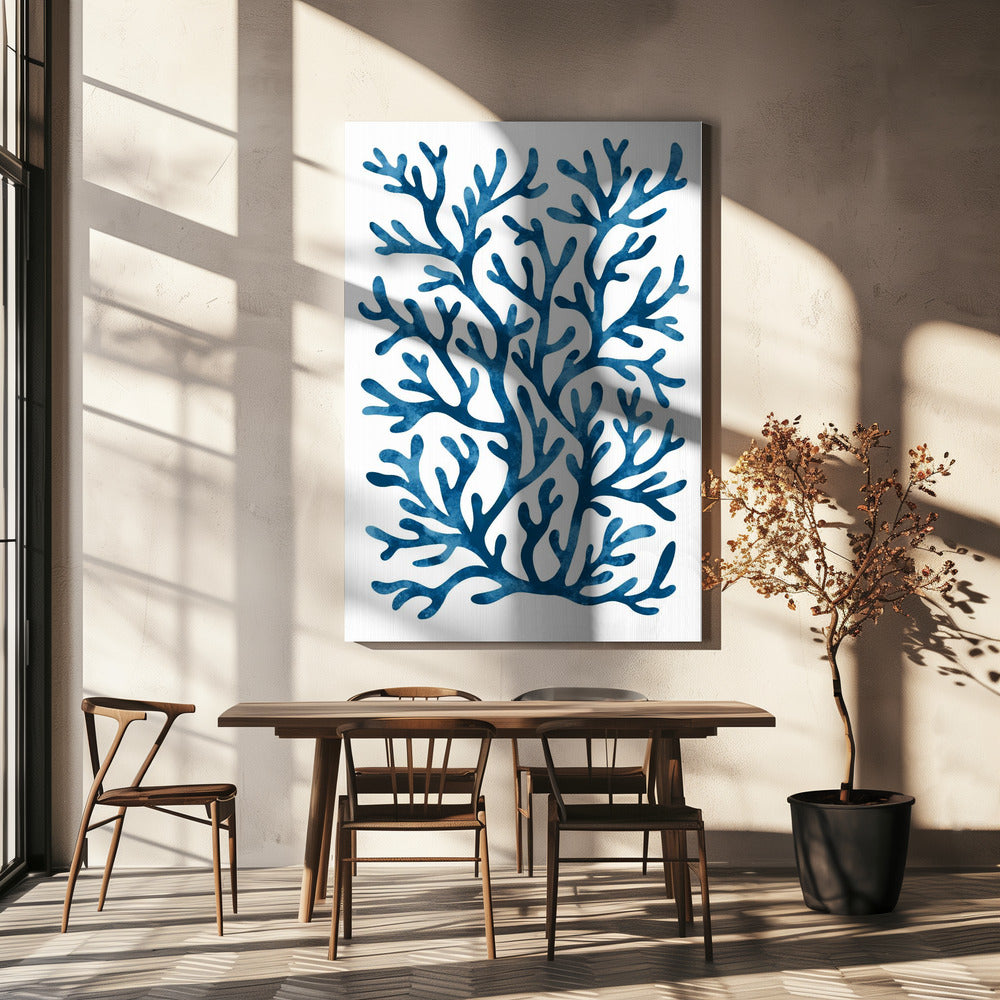 Koraalpatroon II | Canvas