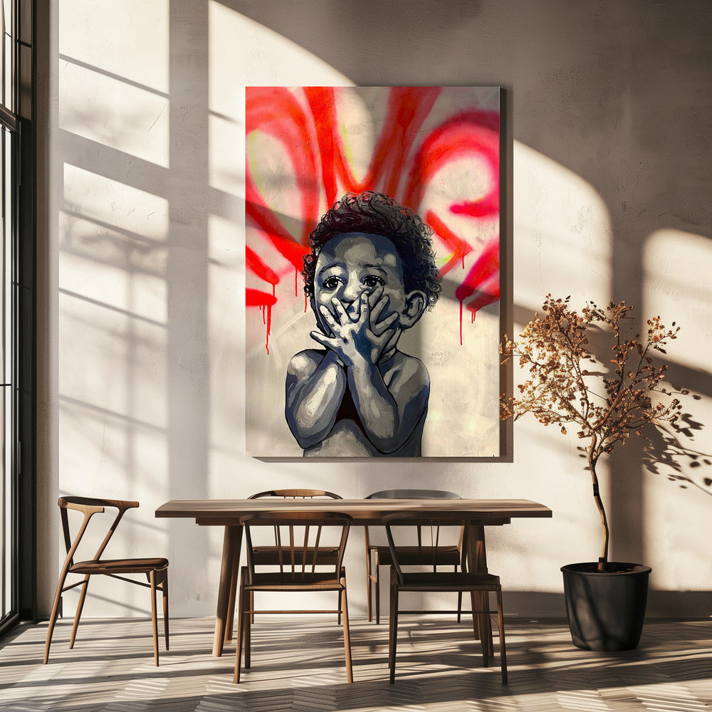 Fluisterende onschuld | Canvas