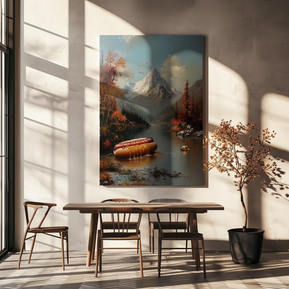 Drijvende honden | Canvas