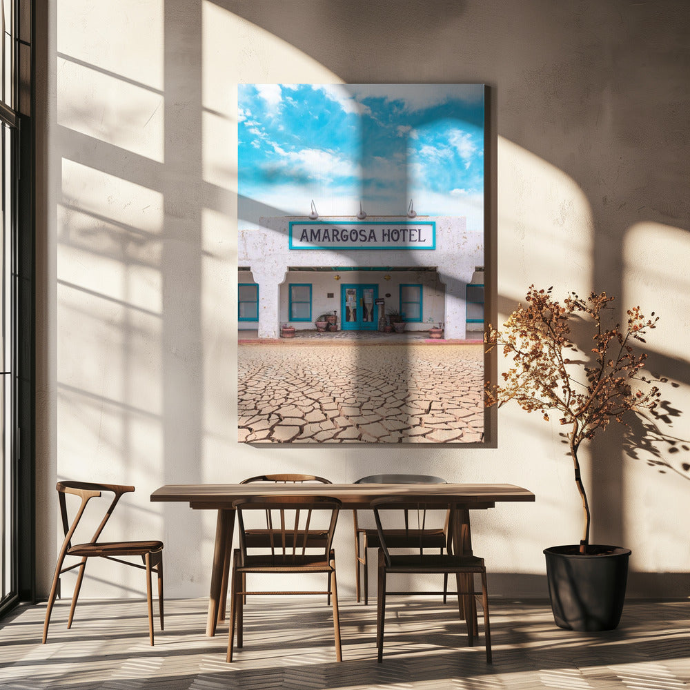 Historisch Amargosa Hotel en Opera House in Death Valley Junction, Californië | Canvas