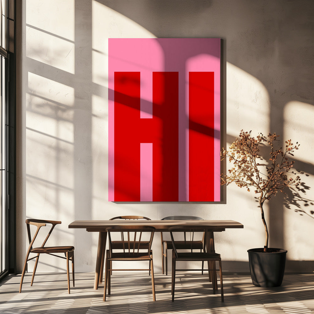 Stoute groet | Canvas