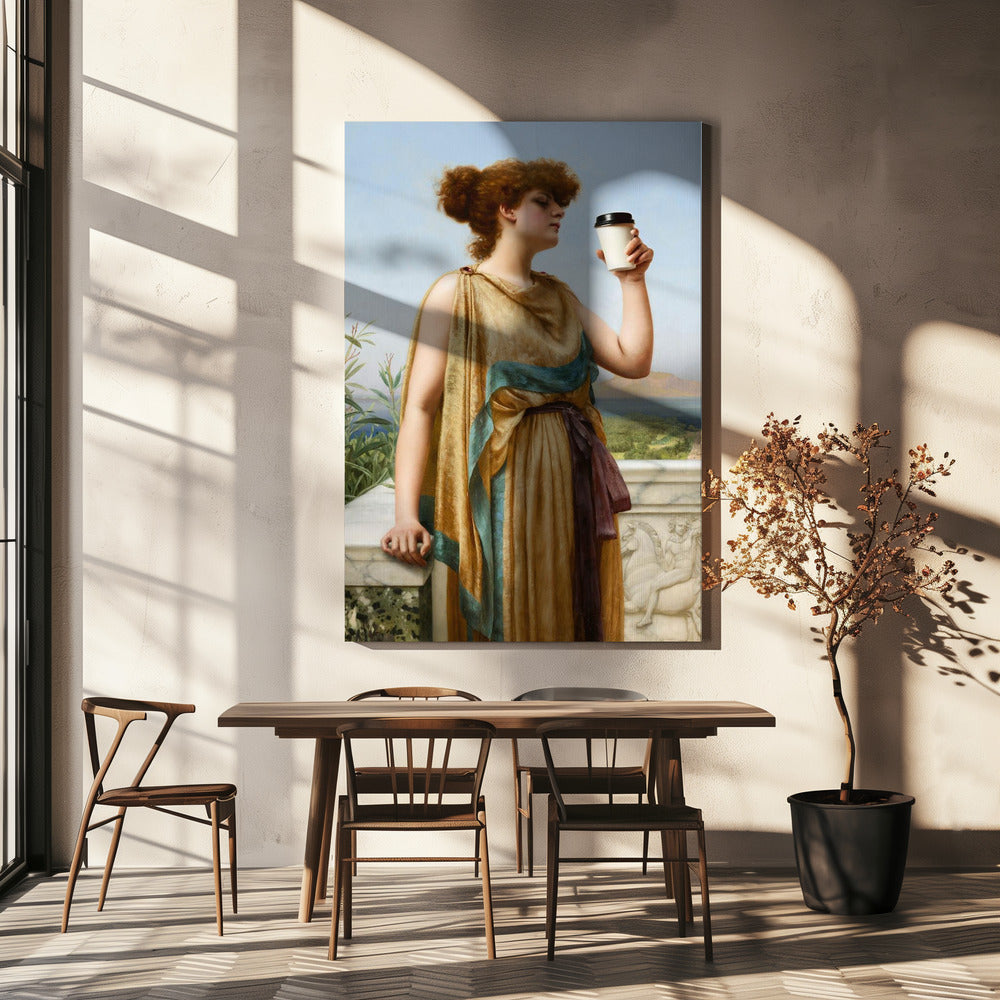 Oeroud brouwmoment | Canvas