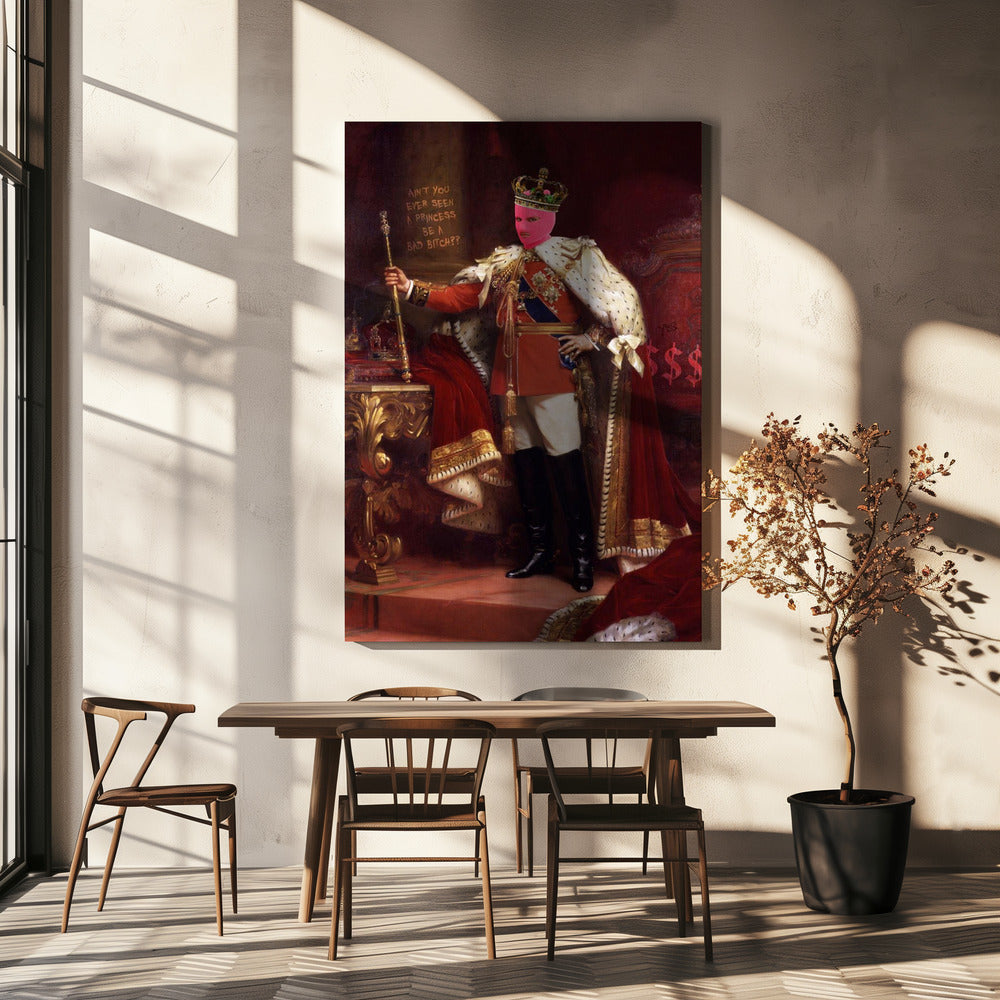 Koninklijk figuur in regalia | Canvas
