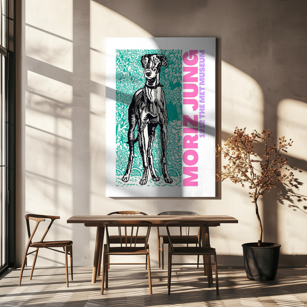 Koninklijke hondenblik | Canvas