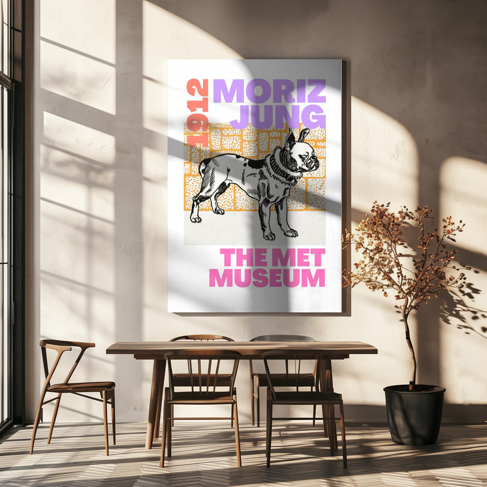Schets van een buldog | Canvas