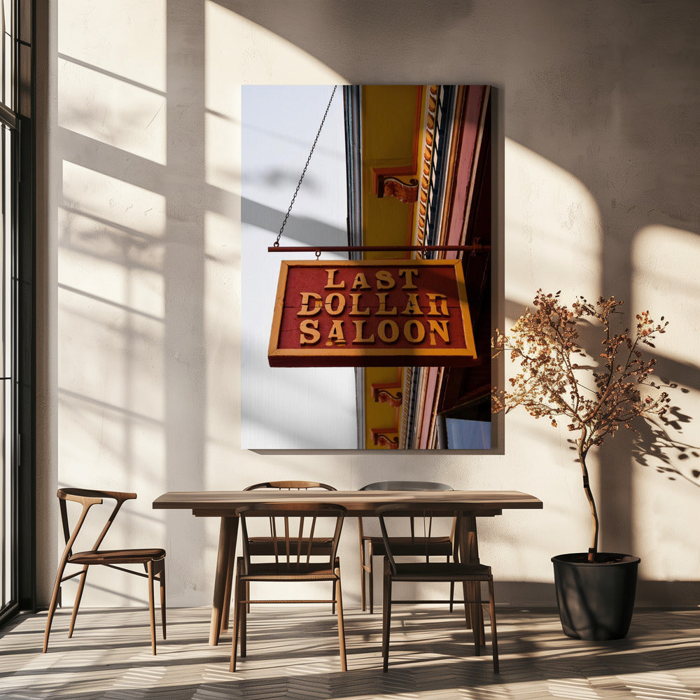 Laatste Dollar Saloon | Canvas
