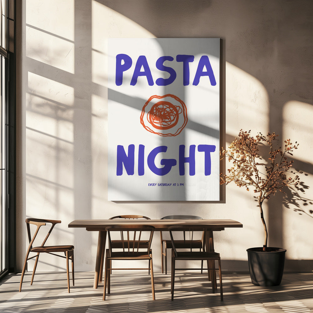 Pastaliefhebbers, verenigt u! | Canvas
