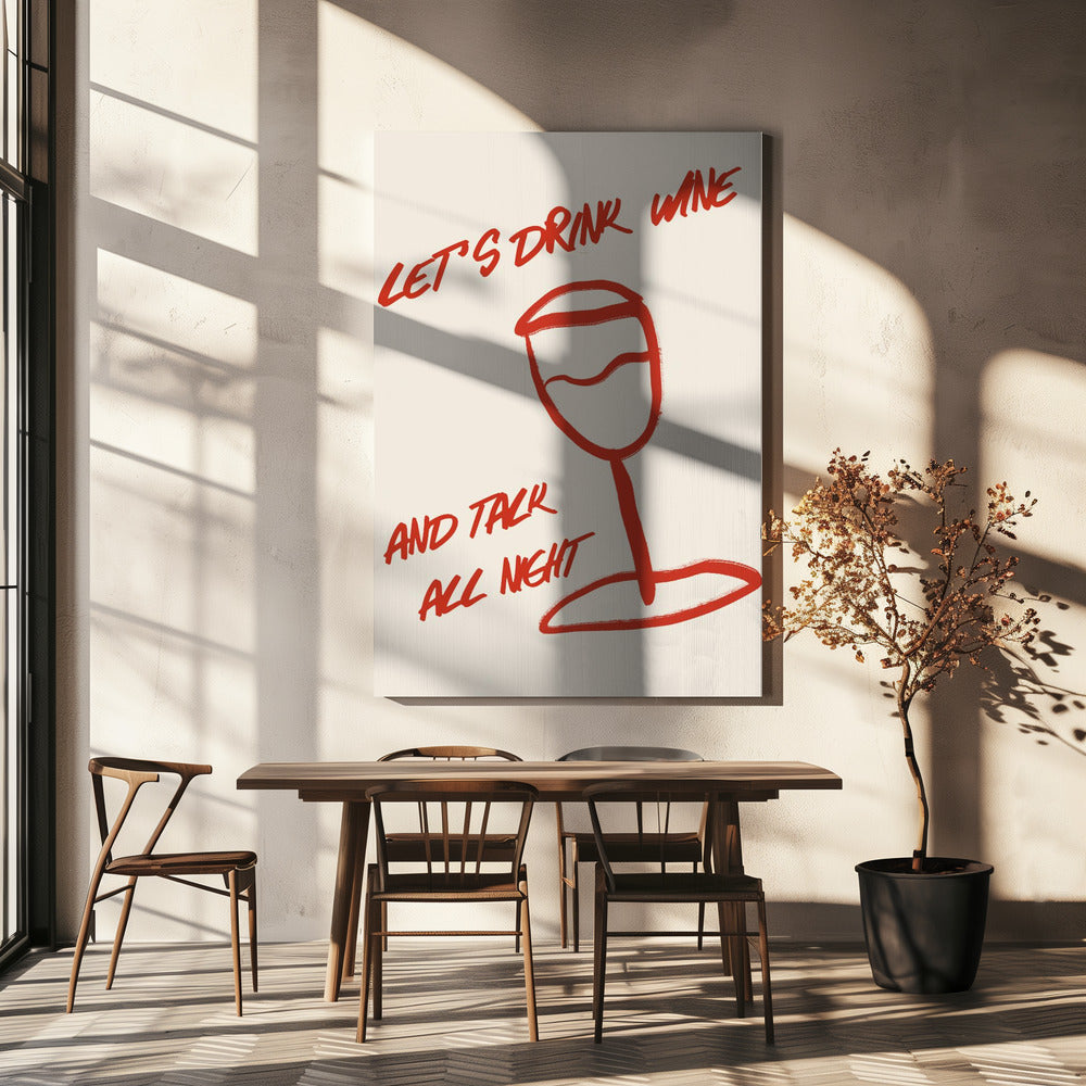 Wijn & Woorden Ontspan | Canvas