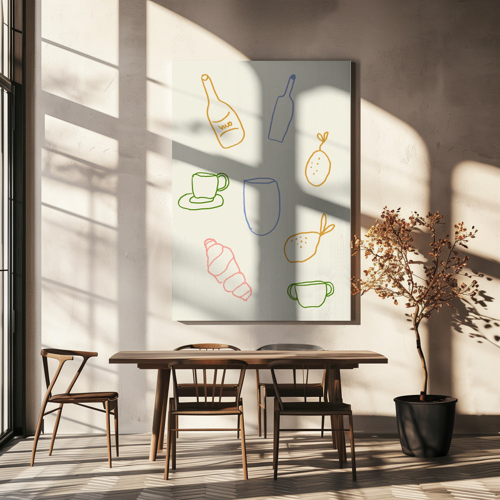 Minimalistische brunch | Canvas