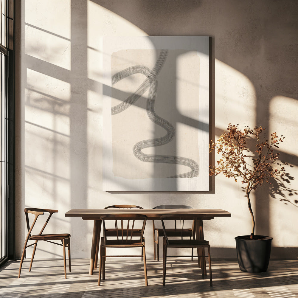 Minimale abstracte kunst | Canvas